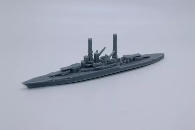 1/1200 USN BB-40 USS Mexico 1919 3D Printed Grey