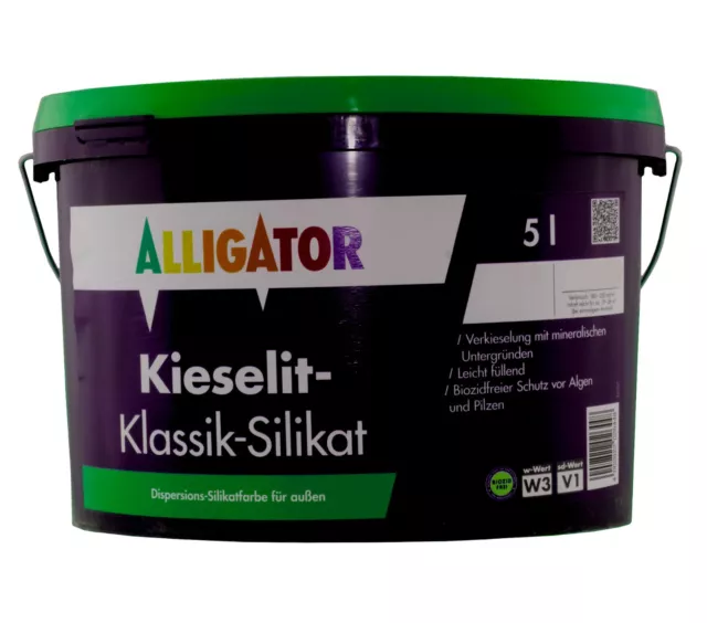 Alligatore ciottoli classico silicato colore facciata superfici intonaco WDVS 15 l