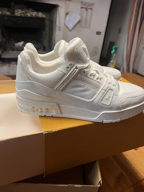 Scarpe louis vuitton uomo bianche sale