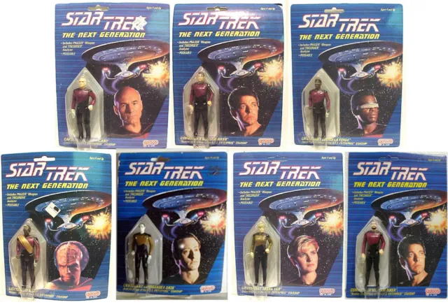 1988 Star Trek:Next Generation GALOOB Action Figure Collection- Your Choice of 7