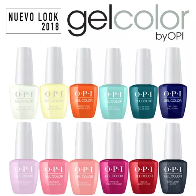 OPI GELCOLOR NEW LOOK - Esmaltes de Uñas TONOS 2022 15ml GEL COLOR PERMANENTE