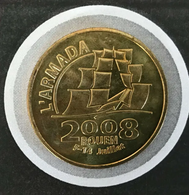 Monnaie De Paris Medaille Jeton Touristique Evm Md Logo Rouen L' Armada 2008