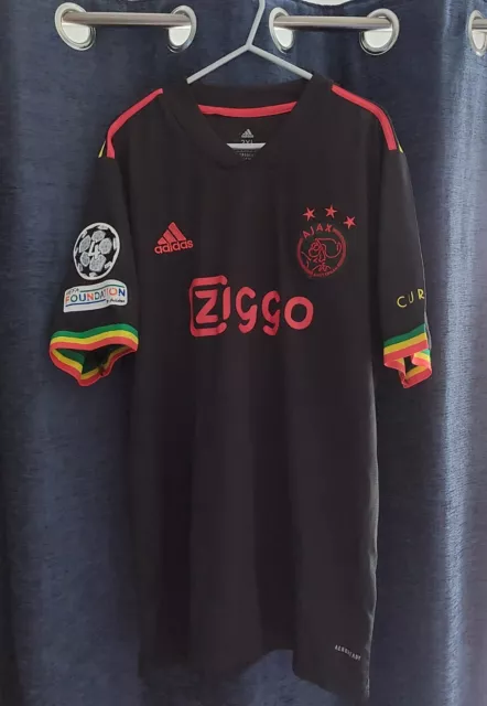 AFC Ajax 2021/22 "21-22" Bob Marley Football Shirt - Third Kit - Blind #17 - New