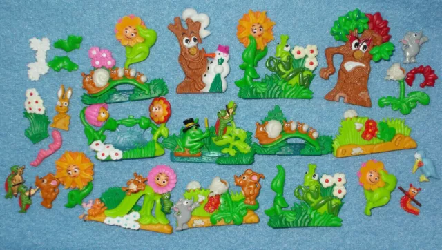 Plastik Puzzle Ü Ei Pflanzen Blumen Bäume Kinder Überraschung Konvolut - R