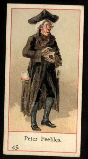 Tobacco Card, Cope, CHARACTERS FROM SCOTT, 1900, Peter Peebles, #45