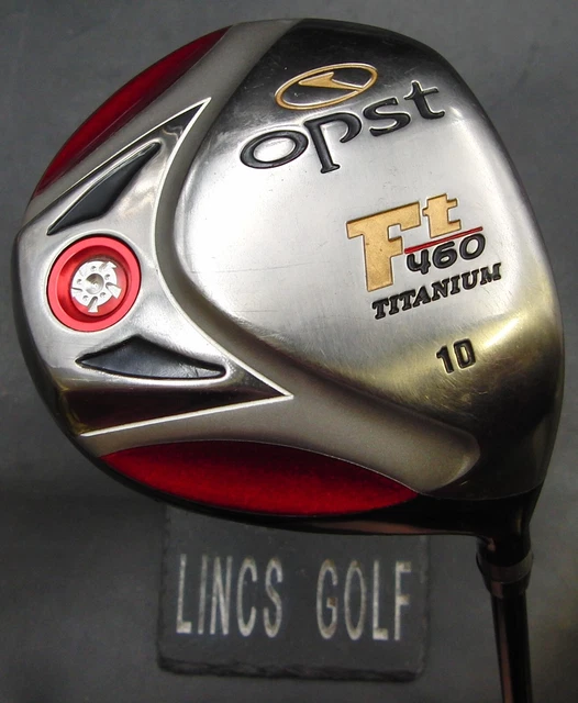 Opst FT460 Titanium 10° Driver Regular Graphite Shaft Spalding Grip Opst FT460 Titanium 10° Driver Regular Graphite Shaft Spalding Grip