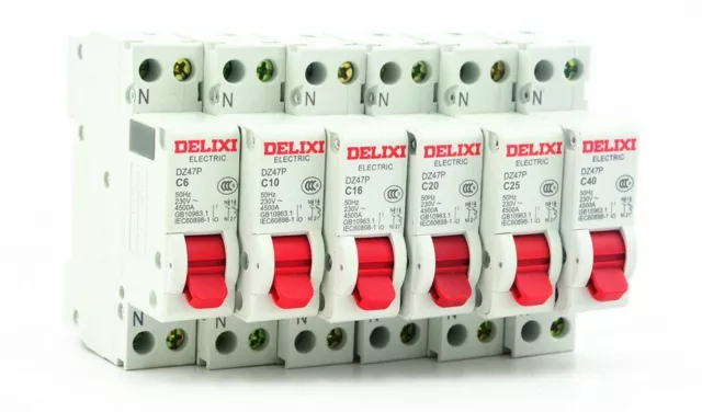 MCB Safety Switch DPN 1P+N 1 Pole 6A 10A 16A 20A 25A 32A 40A RCBO Electrical