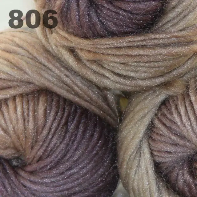 New Sale 3SkeinsX50gr Rainbows Coarse Hand Knit Wool Yarn Warm Shawl Scarves 06