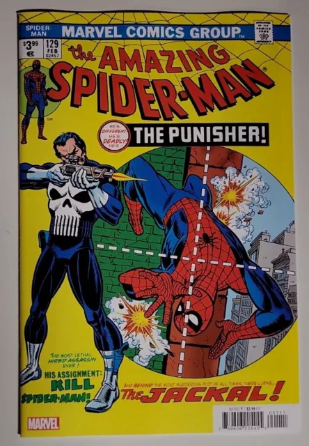🔥🔑Amazing Spider-Man #129 04/2023 Nm-/Vf+ Facsimile Reprint Marvel Comics