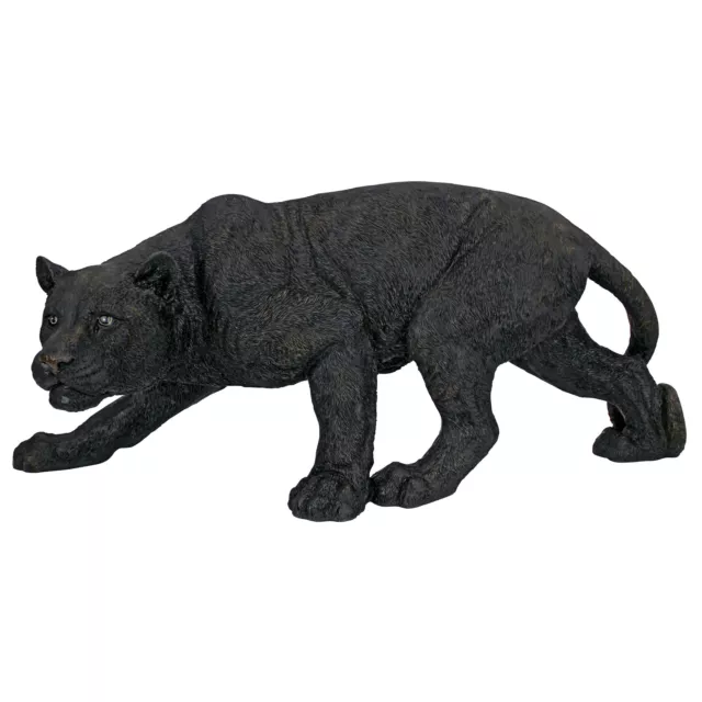 Shadowed Predator Black Panther Statue: Medium 3
