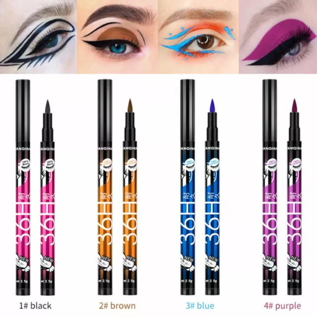 Beauty Wasserfest Eyeliner Liquid Lidstrich Stift Makeup Kosmetik  {