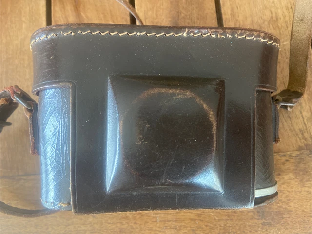 Étui en cuir noir pour appareils photo argentiques soviétiques Zorki 4k et Zorkiy-4 - France