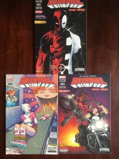 Lot Complet DEADPOOL HORS-SERIE 1 2 3 Marvel Panini 2017