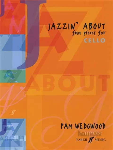 Jazzin' About Cello Music Book + FREE Bass Clef Key Signature Bookmark