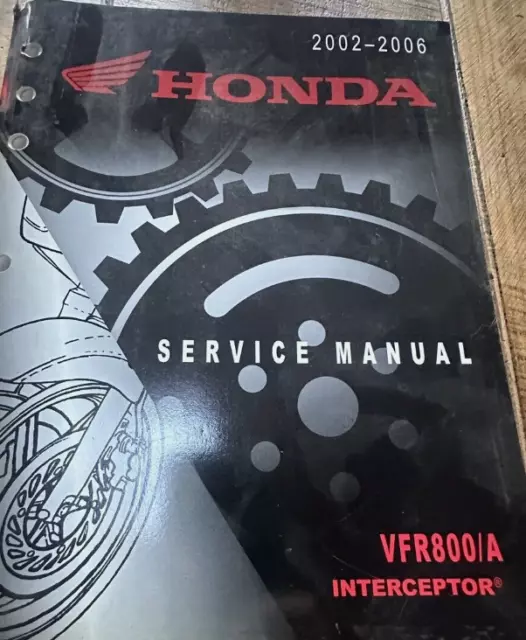 2002 2004 2006 HONDA VFR800/A VFR 800A INTERCEPTOR Service Repair Shop Manual