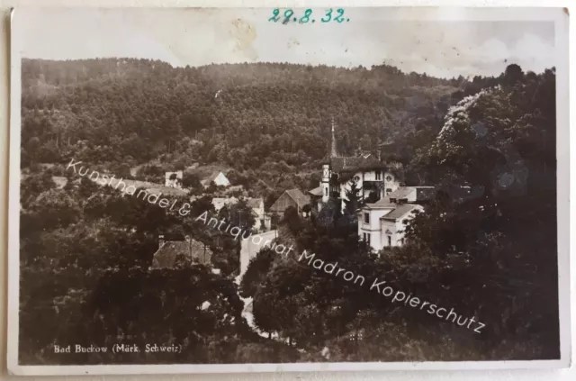 AK Bad Buckow, Märkische Schweiz, Ansichtskarte um 1930