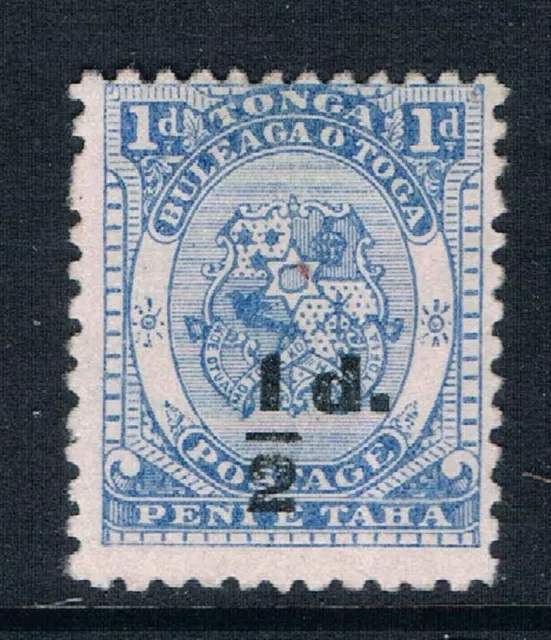 Tonga 1893 - ½D Auf 1d Arme Von - Schwarz Ovprt - Sc 16 [ Sg 19] Postfrisch H4