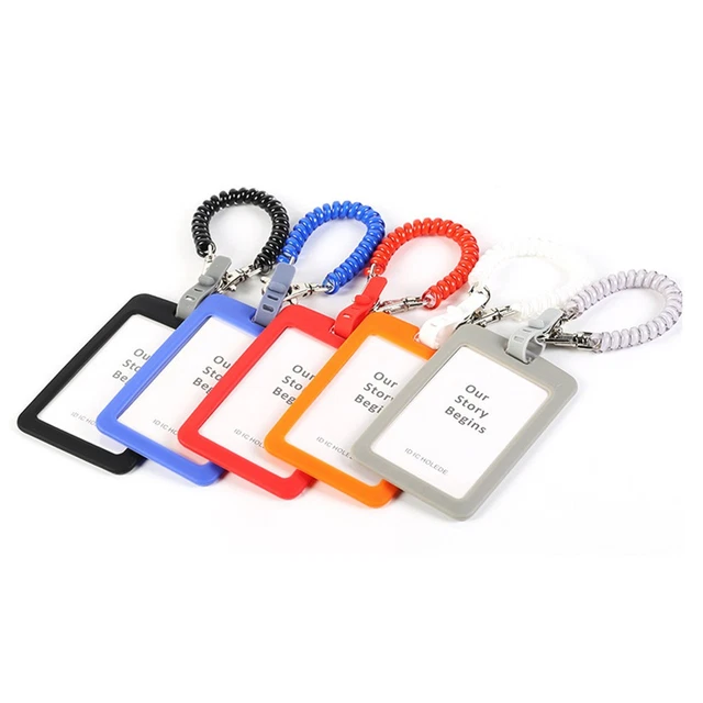 SILICONE ID HOLDER with Spring Rope Luggage Tag Aircraft Luggage ...