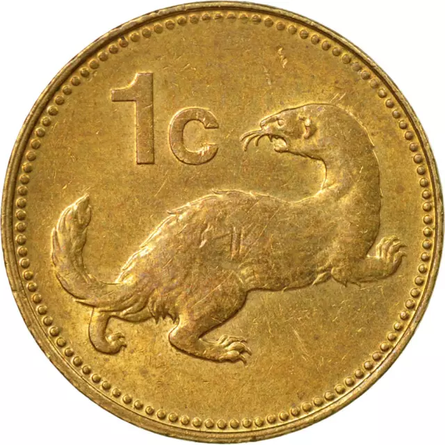 Maltese Coin Malta 1 Cent | Weasel | 1991 - 2007