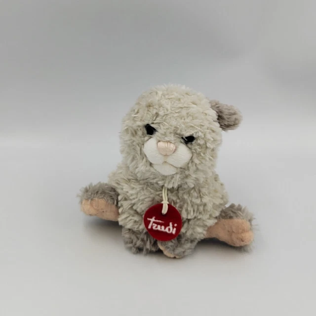 Doudou peluche lapin gris blanc TRUDI - 31281