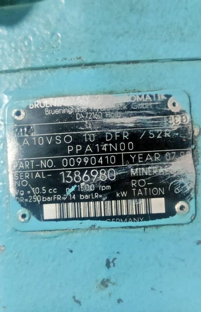 A10VSO10 DFR/52R-PPA14N00 Brueninghaus Hydromatik Pump
