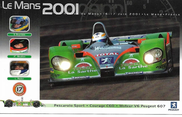Carte Dédicacée 24 Heures Du Mans 2025 – AF Corse #54 – 20,5x15cm