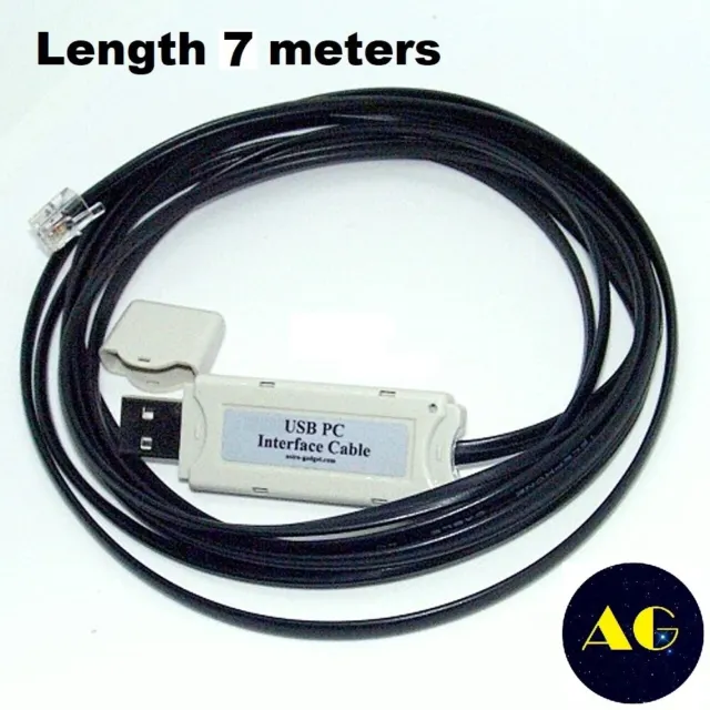 USB PC Interface Cable for Celestron NexStar 7m