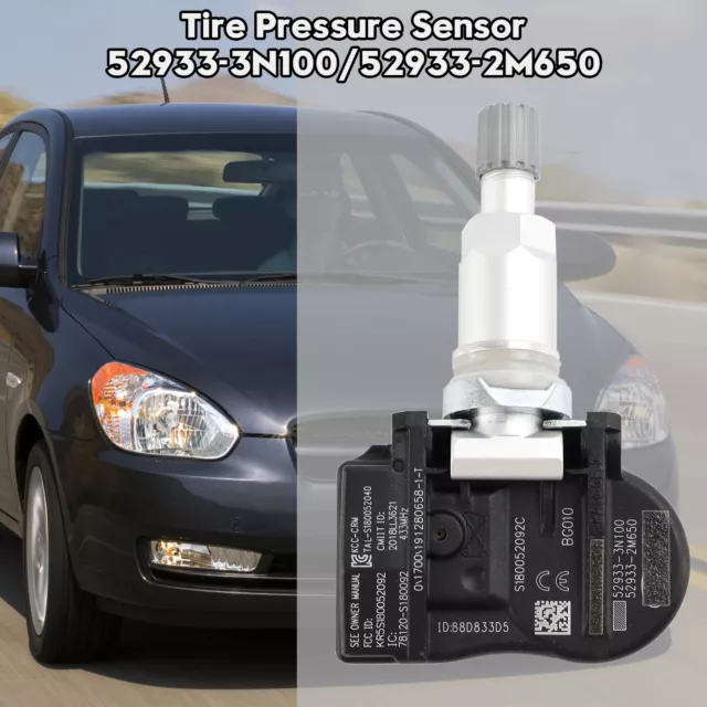 TPMS Tire Pressure Sensor 52933-3N100 For Kia Ceed Hyundai Accent Genesis U4