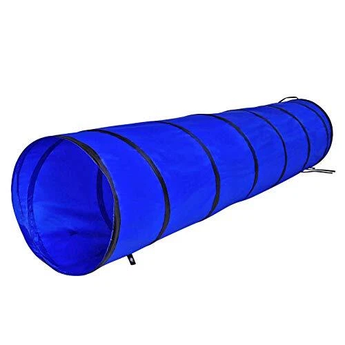 Tunnel cane, tunnel gioco cane, grotta cane, tunnel agilità cane in varie taglie, blu