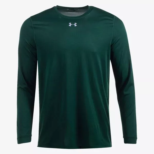 Under Armour Locker Tee Long Sleeve Loose T-Shirt Mens Size Small Solid Green