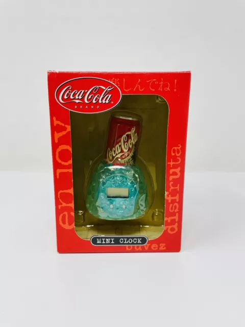 COCA-COLA  Collectible Mini Clock Coca Cola Coke Can 2000 NOS