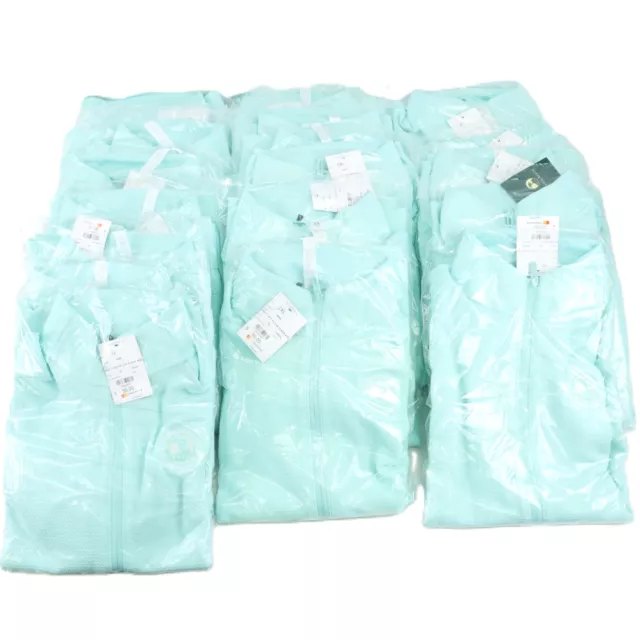 Adidas Pebble Beach Textured Jacket in Flash Aqua - Sizes L, XL, & 2XL Lot of 19