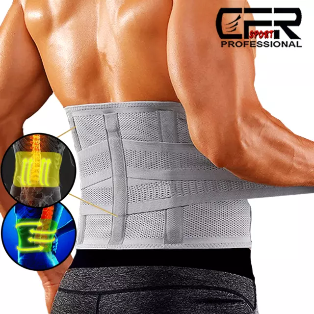 Adjustable Lumbar Support Lower Waist Back Belt Brace Pain Relief  Men / Women