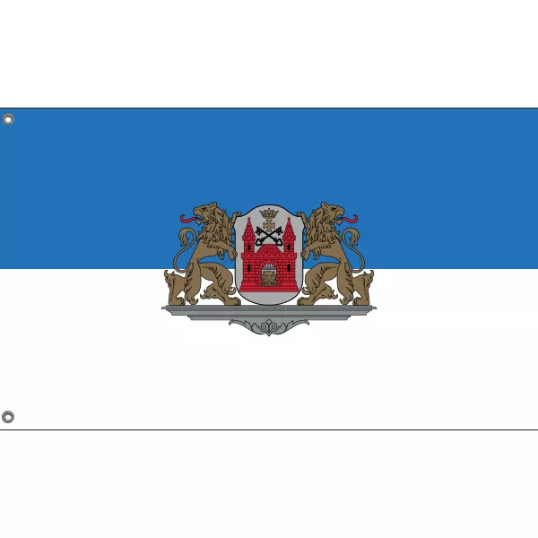 Riga, Latvia Flag, Unique Design, 3x5 Ft / 90x150 cm, EU Made 3