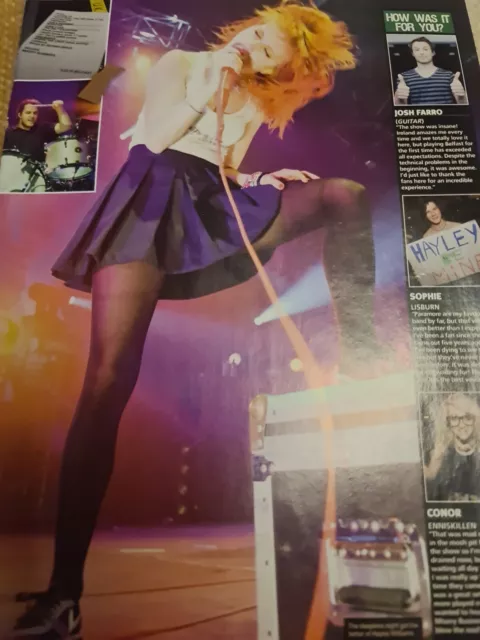 Hayley Williams Paramore  / The Gaslight Anthem A4 Poster Kerrang  Magazine