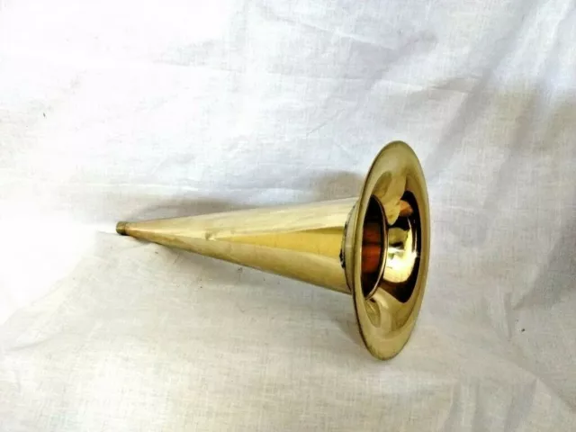 Brass Edison Horn Columbia Cylinder Phonograph Horn 14" Standard Light Shade New