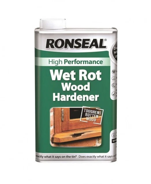 Ronseal indurente legno rosso bagnato ad alte prestazioni trasparente 500 ml