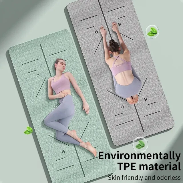 Tapis De Fitness Decathlon Pliable – Yoga Pilate Gym, 120x57cm, épais 8mm, Noir