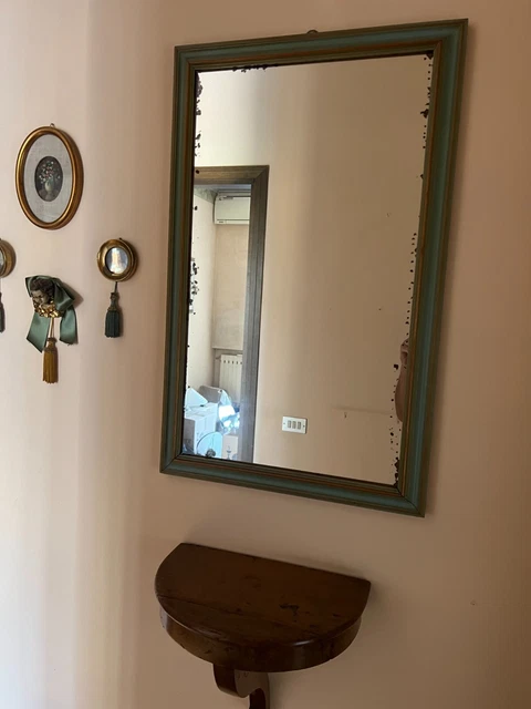 Consoline coppia in legno '800