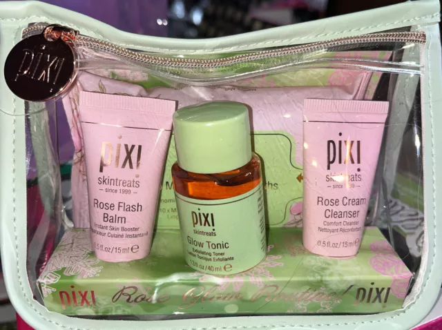 PIXI - Rose Glow Routine! -in a limited-edition travel bag