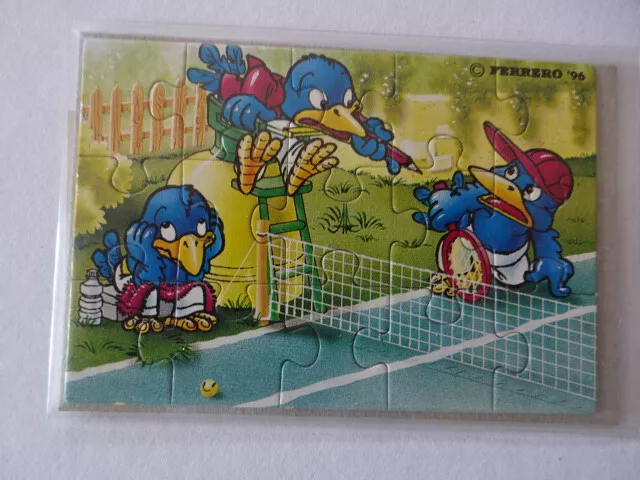 Ü EI Ferrero Puzzle / 1996 - Bingo Birds Puzzle Ecke / Oben Links + BPZ