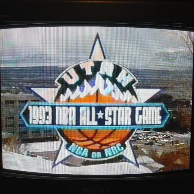 Sold as Blank VHS Tape 1993 NBA All Star Game UTAH Jordan Barkley Shaq Malone