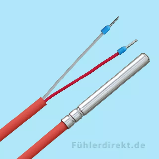 PT100 Sensore di temperatura 2 Metri fino 200° C PT 100 Sonda