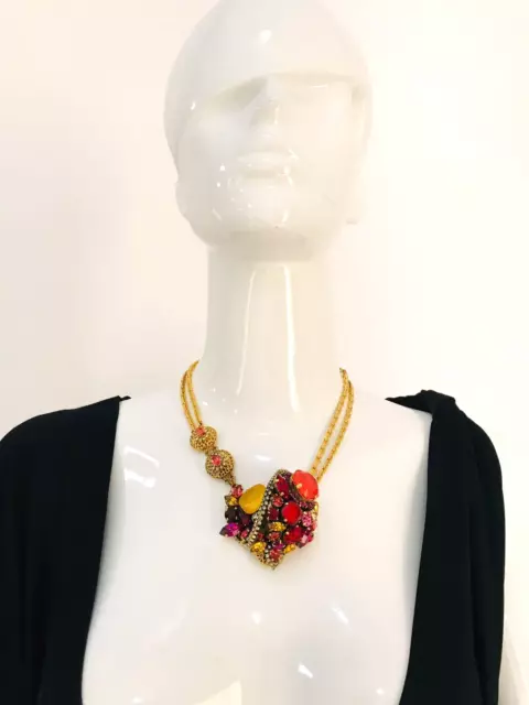 Erickson Beamon Womens Bossa Nova Swarovski Crystal Necklace and Earrings set 2