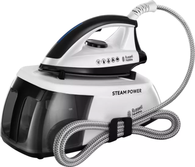 Russell Hobbs 24420 Steam Generator Iron, Series 1, 2400 W, Black/White, 90 g