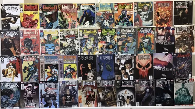 Marvel Comics Punisher Comic Book Lot Of 40