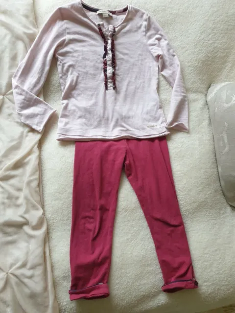Burberry Girls 4-5 trousers and top set rrp 180