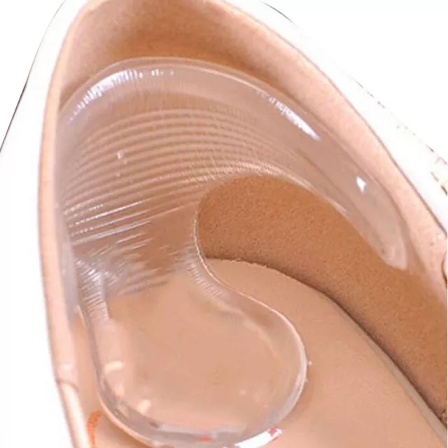 Foot Heel Blister Protection Gel Silicon T Pads Insole Fasciitis Silicone UK