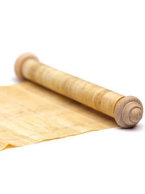 Papyrusrolle mit Holzstange 60x20cm