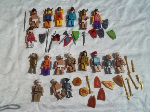 Blocco Di Personaggi Egiziani,Barbari E Vari Compatibili Playmobil